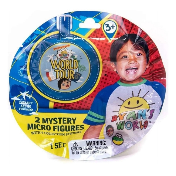 NIP Ryan's World Mystery Pack - World Tour - Picture 3 of 3